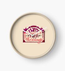 Happy New Year Clock