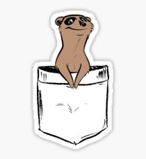 Pocket Suricata Sticker