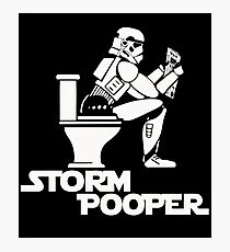 STORM POOPER Photographic Print