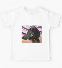 Adorable Dachshund Puppie Kids Tee