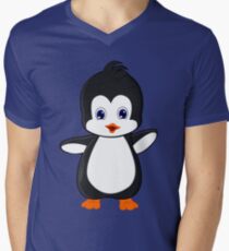 Little sweet Penguin Men's V-Neck T-Shirt