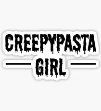 Creepypasta Girl Sticker