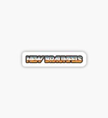 New Braunfels | Retro Chrome Sticker