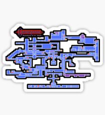 Castlevania Map Sticker