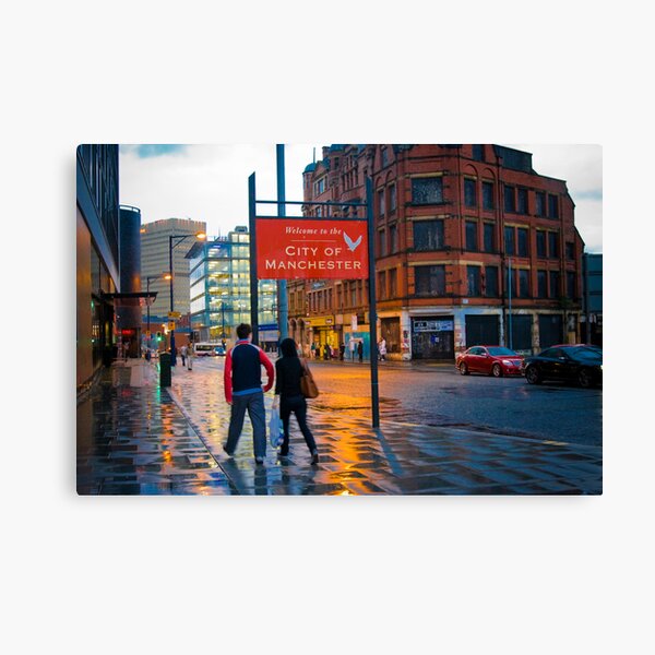 Welcome to Manchester Canvas Print