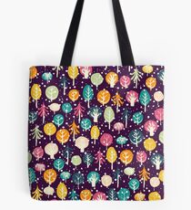 Night Forest Tote Bag