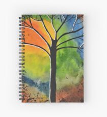 Sun Rise in the West Spiral Notebook