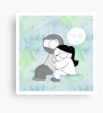 Mine - Watercolor Canvas Print