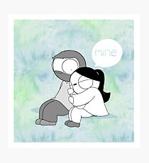 Mine - Watercolor Photographic Print
