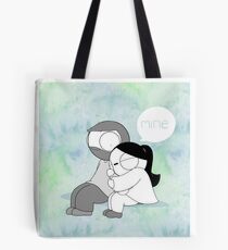 Mine - Watercolor Tote Bag