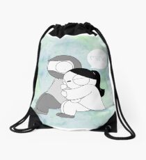 Mine - Watercolor Drawstring Bag