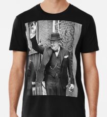 Camiseta premium Winston, Churchill, Primer ministro británico, Signo V, Victoria, 1943, Segunda Guerra Mundial