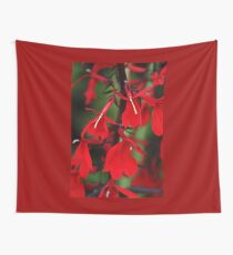 Vision In Red Wall Tapestry