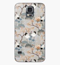 Japanese Garden Gray Case/Skin for Samsung Galaxy