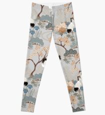Japanischer Garten Grau Leggings