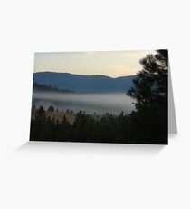 Low Clouds Greeting Card