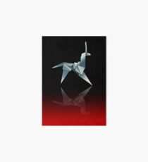Origami unicorn V.2 Art Board