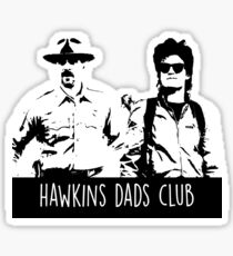 hawkins dads club Sticker