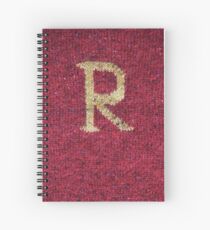 Knitted 'R' Spiral Notebook