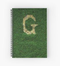 Knitted 'G' Spiral Notebook
