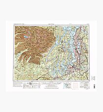 USGS Topo Map Washington State WA Seattle 243646 1958 250000 Photographic Print