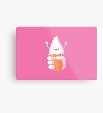 Soft Serve Metal Print