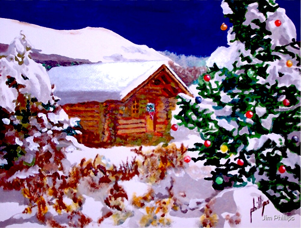 "Smoky Mountain Christmas" by Jim Phillips Redbubble