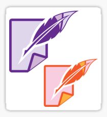 Feather Pen Sticker