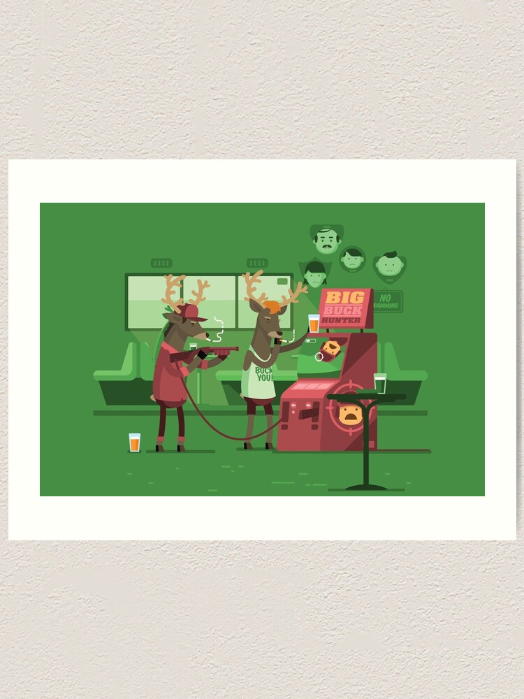 Alternate view of Buck Hunter Art Print