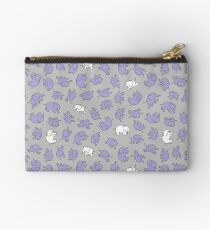 Elephants - cute baby pattern by Cecca Designs Studio Pouch