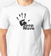 Jeep Wave black color design Unisex T-Shirt