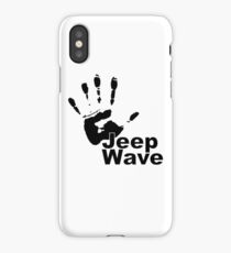 Jeep Wave black color design iPhone Case
