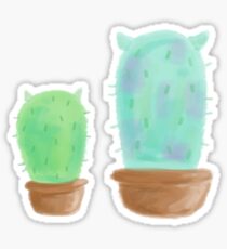 Mike and Sully, Cactus, Monsters, Inc Sticker