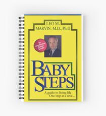 Baby Steps by Dr. Leo M. Marvin, M.D., Ph.D. Spiral Notebook