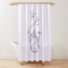 She Is The Last Shower Curtain
