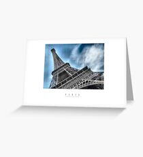PARIS - La Tour Eiffel Greeting Card