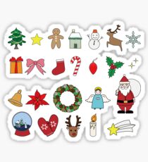 Cute Christmas item Sticker