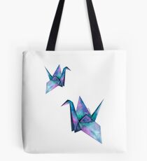 galaxy paper cranes Tote Bag