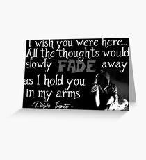 Wish you were here Greeting Card