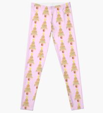 Fairy Christmas - Fairy Bread - Pink Leggings