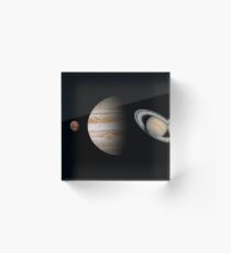 Solar System Acrylic Block