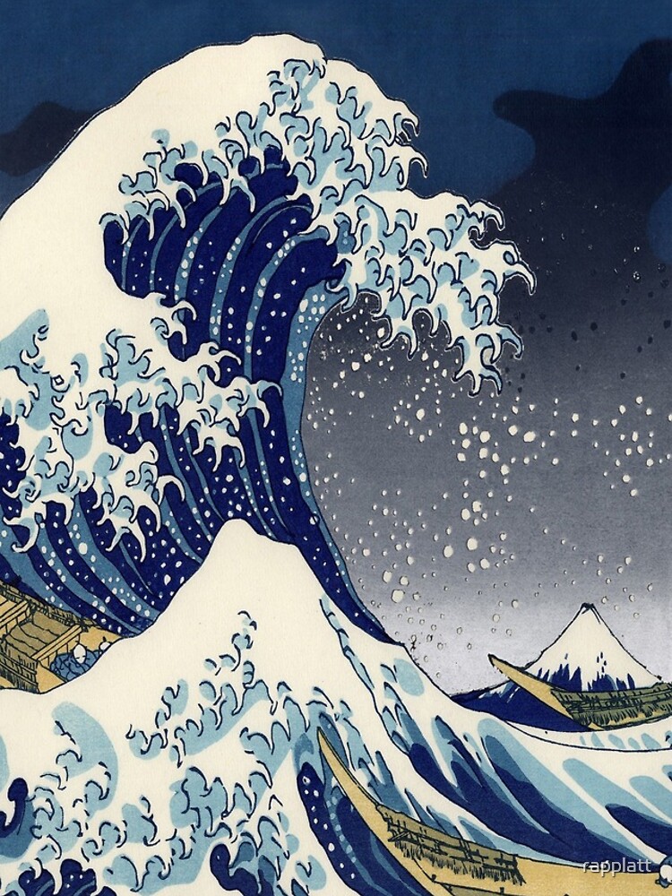 Great Wave: Kanagawa Night by rapplatt