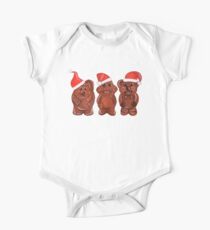 Three Chocolatiers - Freddo, Caramello & Yowie - Christmas One Piece - Short Sleeve