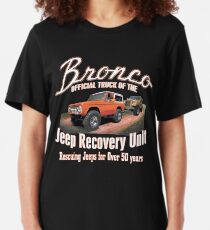 Jeep Recovery Unit - Ford Bronco 4x4 Slim Fit T-Shirt