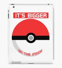 Pokemon - It's bigger on the inside.. iPad Case/Skin