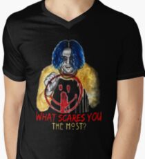 What Scares You The Most? Men's V-Neck T-Shirt