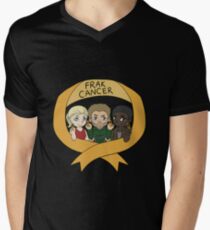 OTA: The Frak Cancer Campaign Men's V-Neck T-Shirt