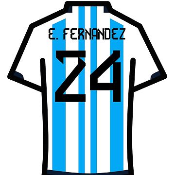 Molina #26 ARG Blue White 22 Football Jersey Sticker for Sale by  Millustgfx