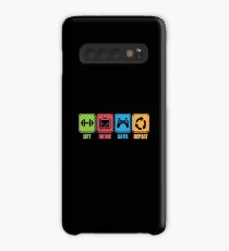 Lift, Game, Anime, Repeat - Icon Pictogram Case/Skin for Samsung Galaxy