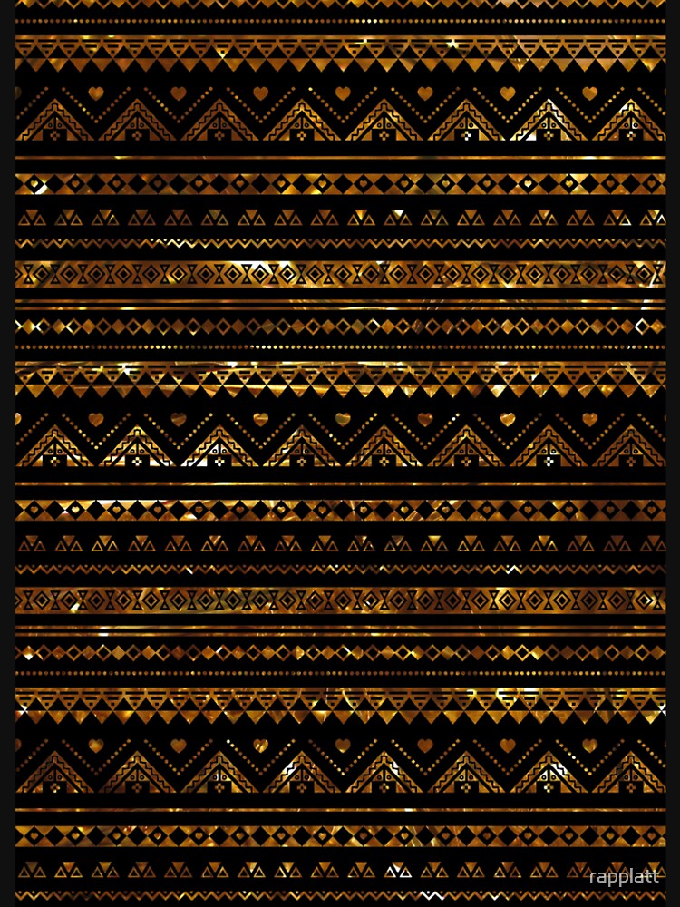 Aztec Black Tinsel Gold by rapplatt